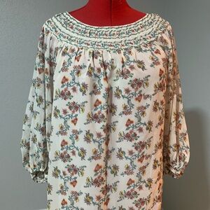 Max Studio Multicolor Floral Blouse